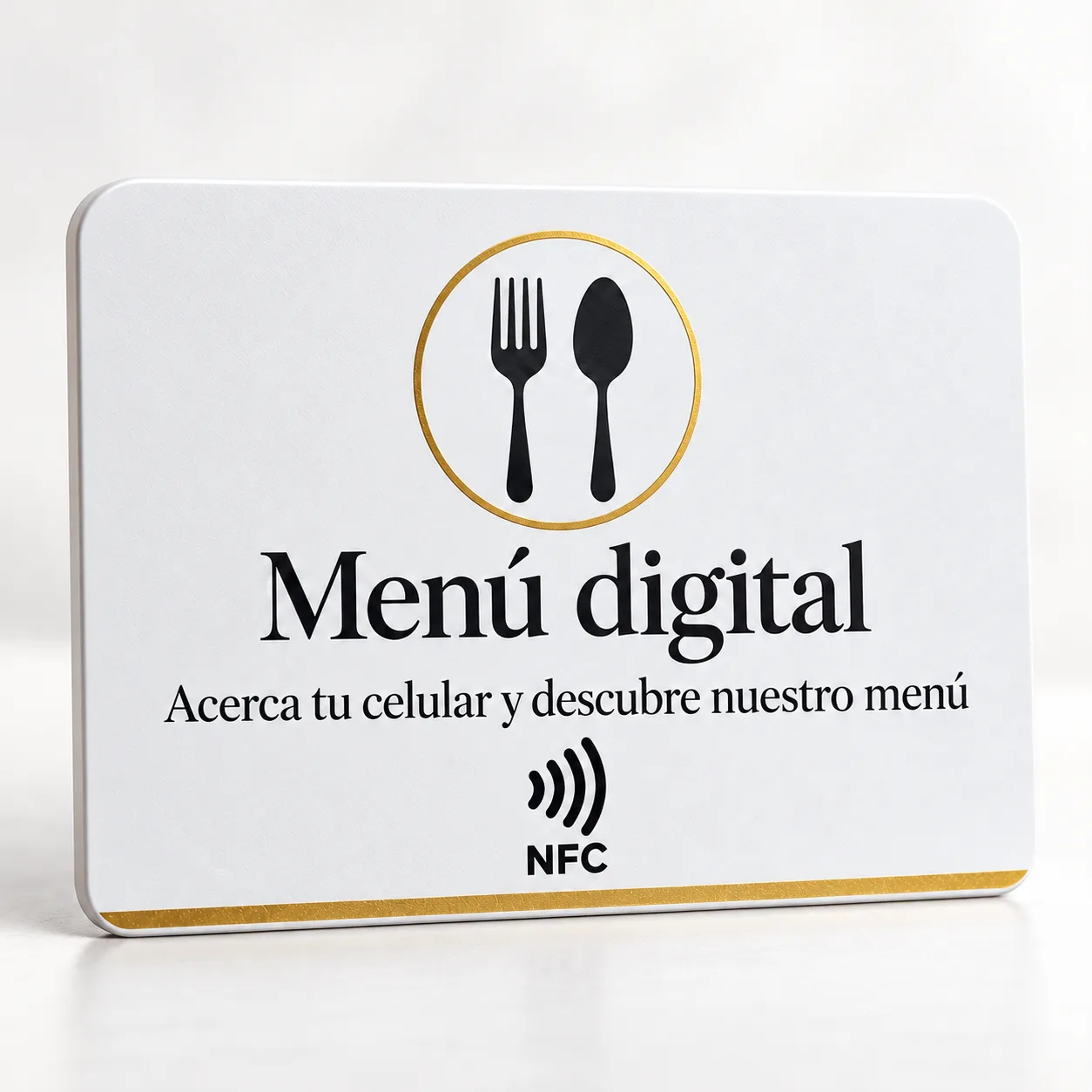 Tarjeta NFC para Menú Digital | Smartoken Chile